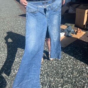 Guess Women's Boot Cut Jeans - Blue